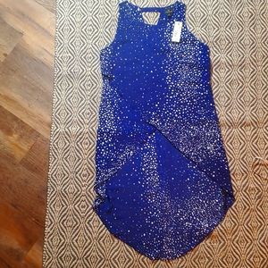 BNWT Worthington High Low Flow Blouse Sz. M